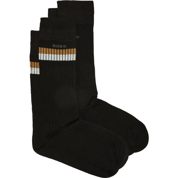 BOSS BLACK Ponožky 2-balenie 2P RS Rib Ecovero 60980257