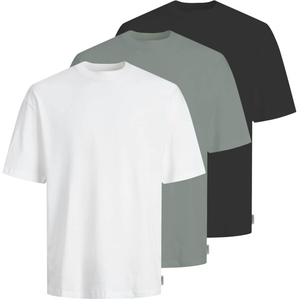 JJ Rebel Tričko JREB zelená / čierna / biela 60998258