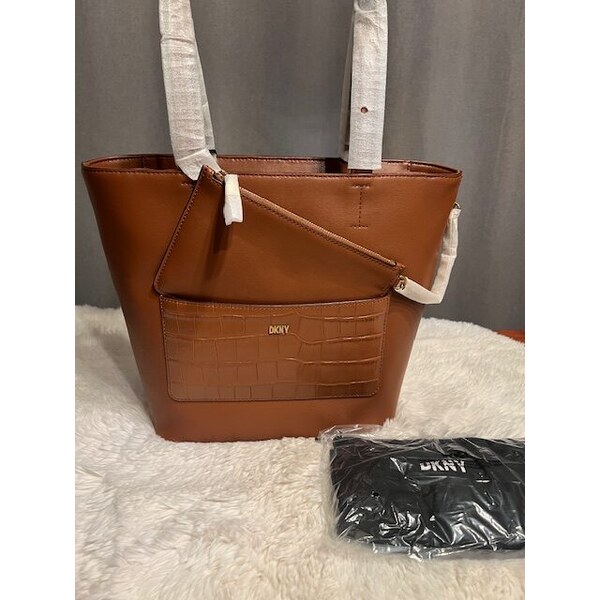 Dámska DKNY Kabelka Simona Tote Brown 60996994