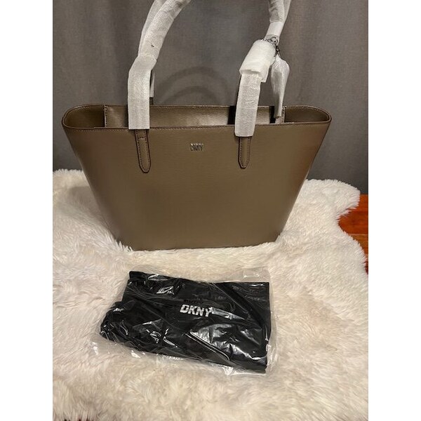 Dámska DKNY kožená kabelka Bryant Green Brown 61015354