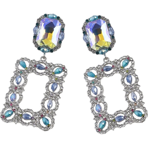 SOHI Náušnice Septima indigo / azúrová / strieborná 63149880