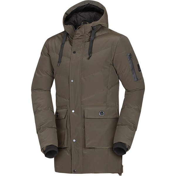 Northfinder Pánska mestská štýlová zateplená bunda DOMENICO zlená 61035406