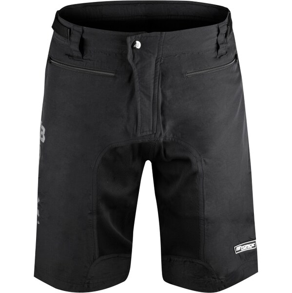 Force nohavice mtb-11 s odnímateľnou vložkou, čierne 61023190