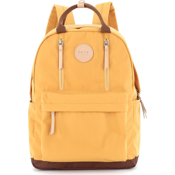 BASIC Himawari Horčicový dámsky batoh s praktickými vreckami 1087 65151270