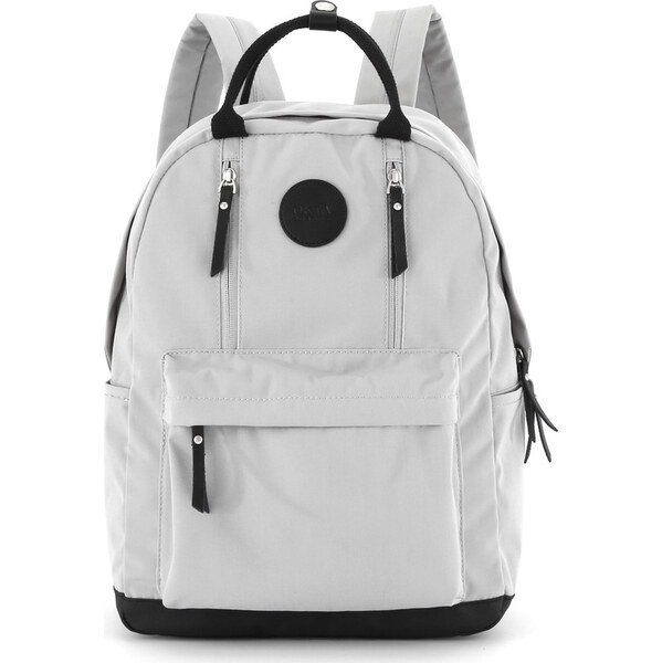 BASIC Himawari Svetlosivý dámsky batoh s praktickými vreckami 1087 65151268