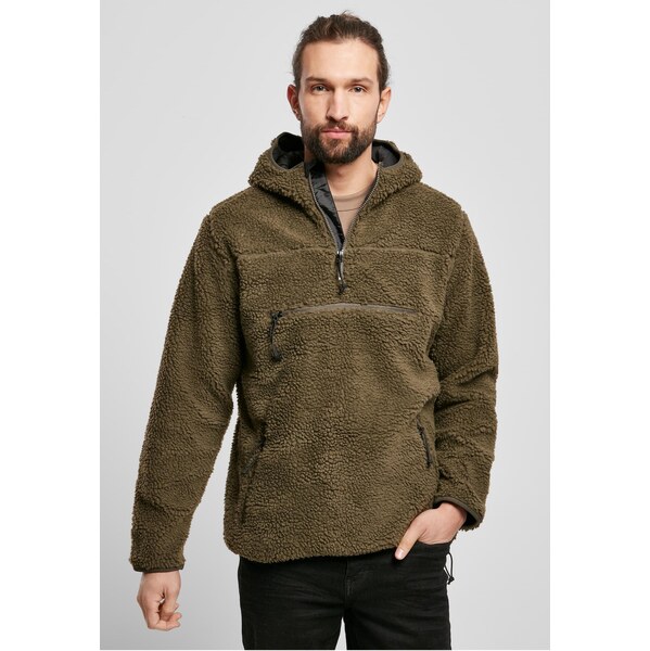 Brandit Teddyfleece Worker Pullover Jacket Olive 50655995