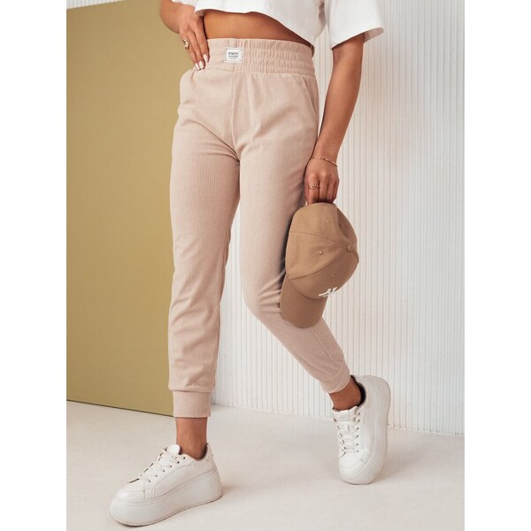 Dámske teplákové nohavice MORSI Farba béžová DSTREET 50680382