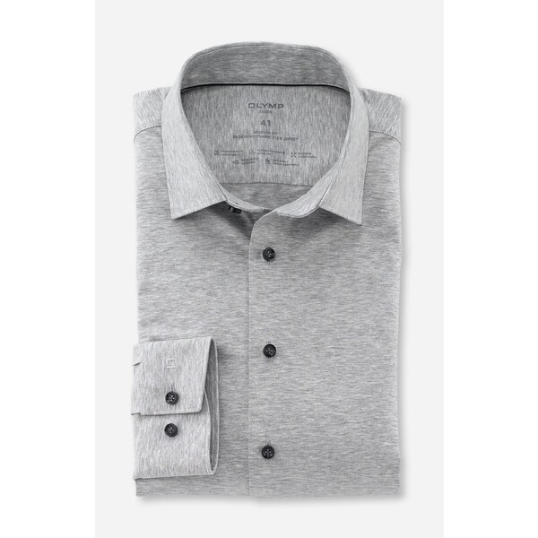 Pánska elastická Flex Jersey sivá košeľa OLYMP modern fit 61061032