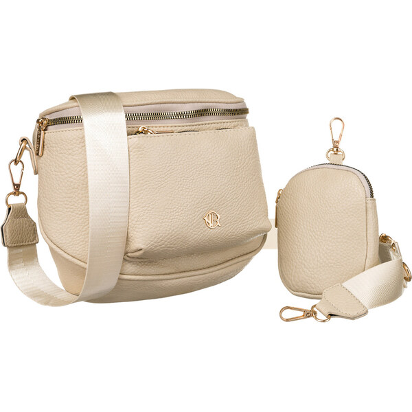 Elegantná dámska kabelka cez rameno s prídavnou kabelkou - Rovicky 66067023