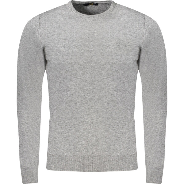 Pánsky sivý sveter Cavalli Class 64704534