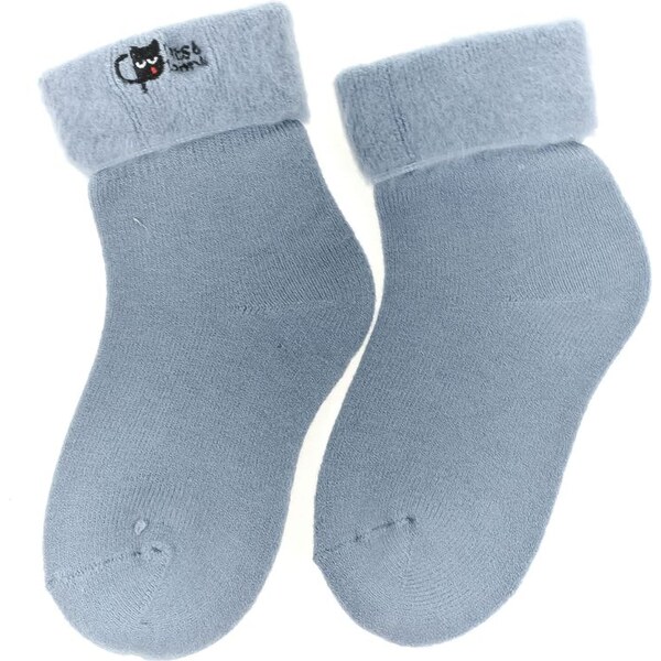 AURA.VIA Spandex detské modré ponožky 28-35 61071406