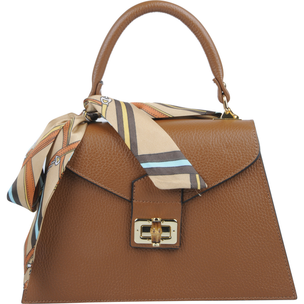 Camel kožená talianska crossbody kabelka Flavia Camel NovaKabelka.sk 61076658