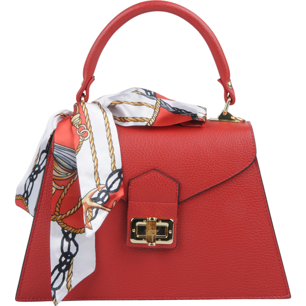 Červená kožená talianska crossbody kabelka Flavia Rossa NovaKabelka.sk 61076659