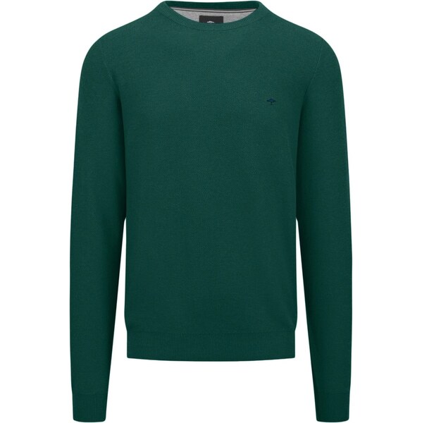 Pánsky zelený pulóver so štruktúrou FYNCH-HATTON 61081964