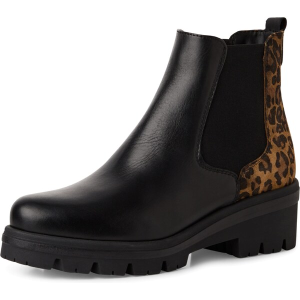 Tamaris Chelsea čižmy koňaková / čierna 61946623