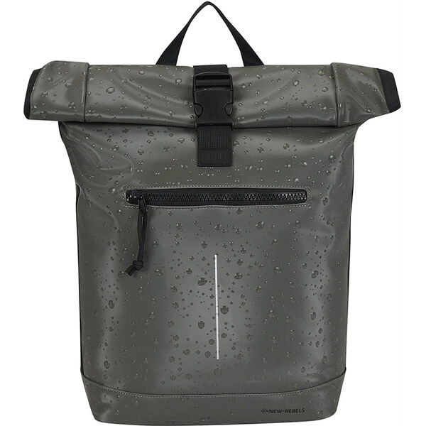 Veľký rolovací batoh New Rebels Droplets - šedá 66061947