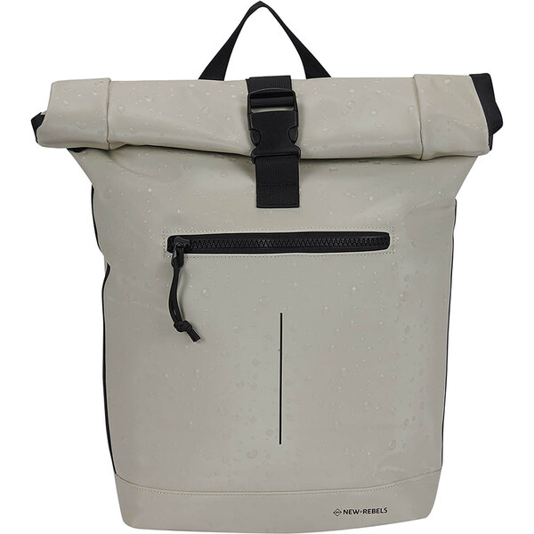 Veľký rolovací batoh New Rebels Droplets - béžová 66061948