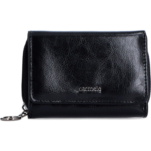 Dámska kožená peňaženka Carmelo čierna 2125 C 64020450