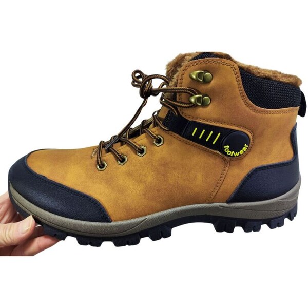 JUST MAZZONI Pánske hnedé zateplené čižmy CHRIS 61114859