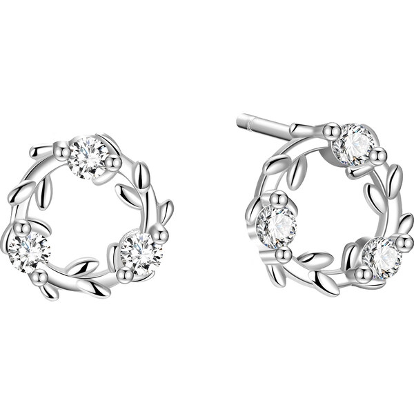 Olivie Strieborné náušnice KRUH 9258 64343581