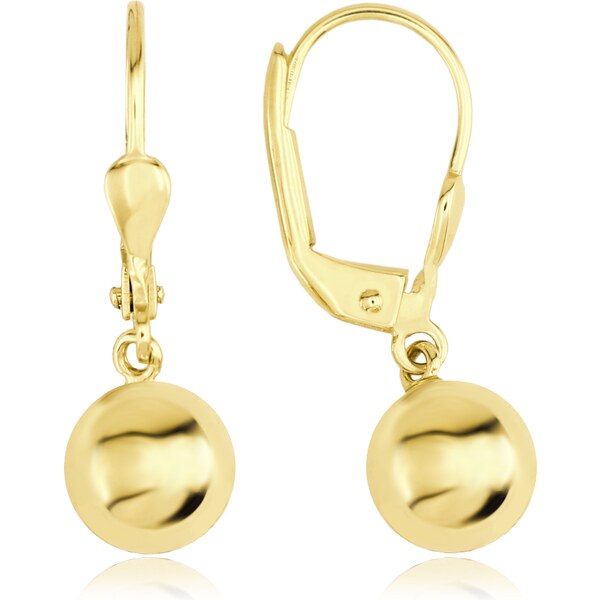 OLIVIE MINET Moderní zlaté náušnice Au 585/1000 64933750