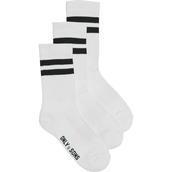 Only & Sons Ponožky ONSRODY čierna / biela 61134227