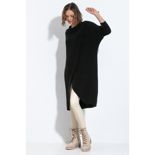 Glara Zavinovací sveter s vlnou 61156358