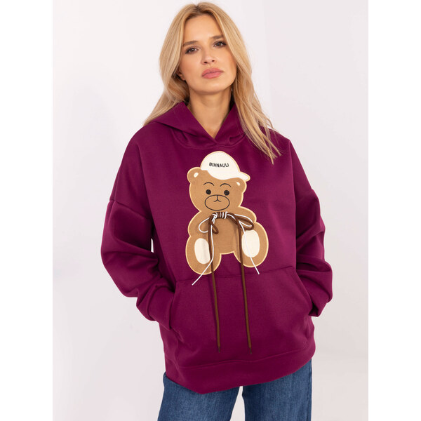 Italy Moda Sweatshirt-DHJ-BL-A8695.65P-purple 64788151