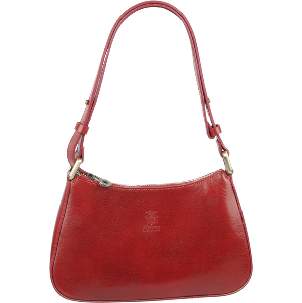 Červená kožená talianska kabelka Coletta Rossa NovaKabelka.sk 61188328