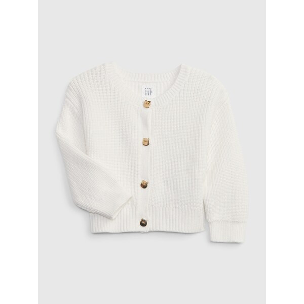 Biely dievčenský kardigán GAP 50538155