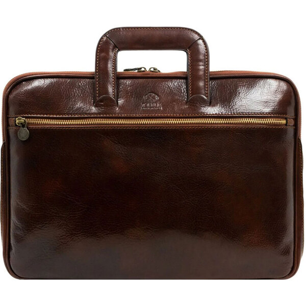 Glara Kožená business taška na notebook 61189279