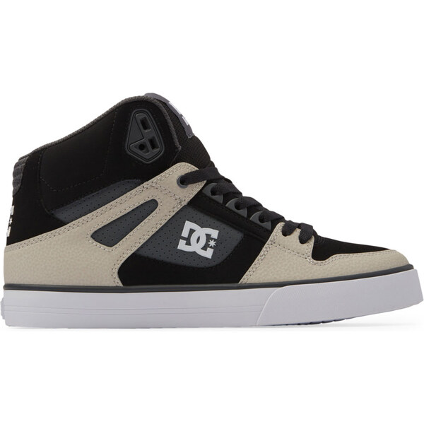 DC Shoes Pure High Top Black Grey Brown - Pánske - Tenisky DC Shoes - 66359695