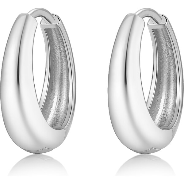 Olivie Stříbrné náušnice 16mm KRUHY 9285 65048745