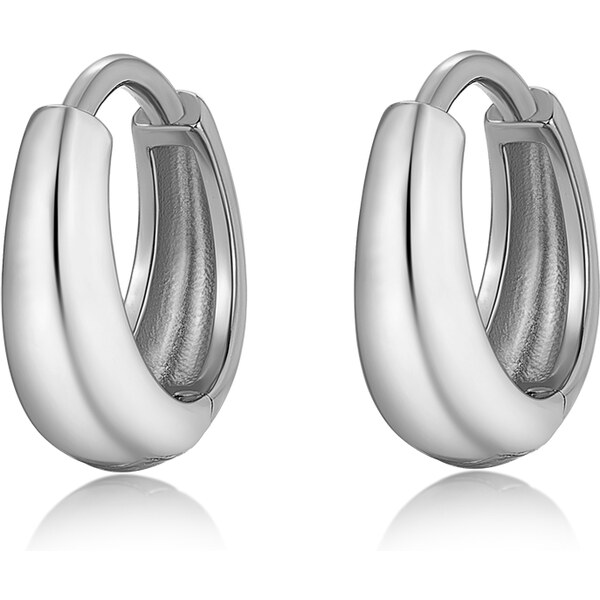 Olivie Stříbrné náušnice 12mm KRUHY GOLD 9288 65048746