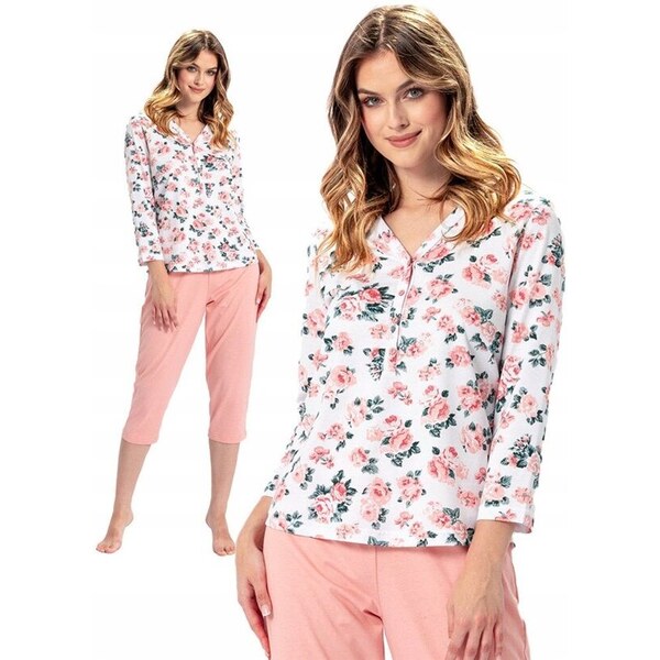 Cornette Dámske bavlnené pyžamo DORI 61224285