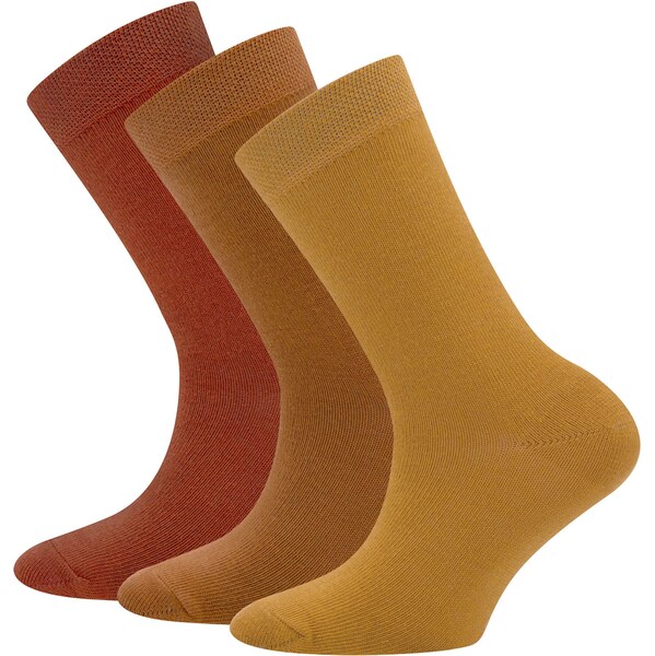 EWERS Ponožky svetlohnedá / medová / oranžovo červená 61947080