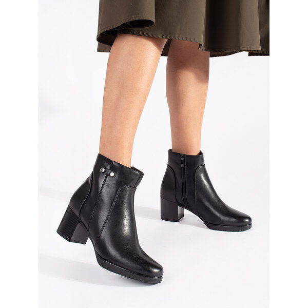 Black Heeled Boots Sergio Leone 64667226