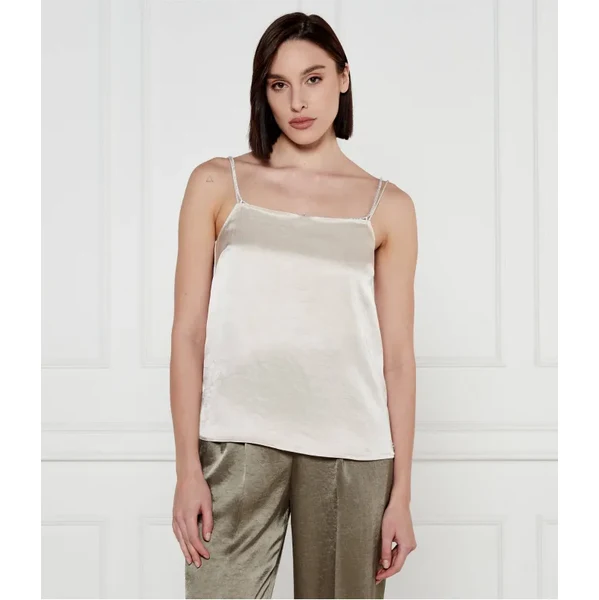 Marc Cain Saténový top | Regular Fit 61240046