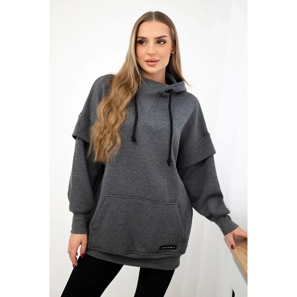 Zateplená mikina Stand so stojačikom 63762249