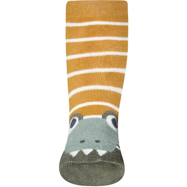 EWERS Ponožky Krokodil farba ťavej srsti / pastelovo zelená / 61241833