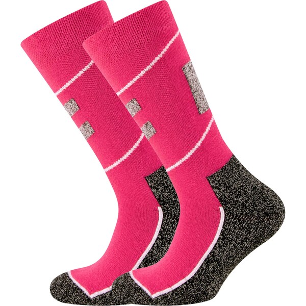 EWERS Ponožky antracitová / malinová / šedobiela 61947124