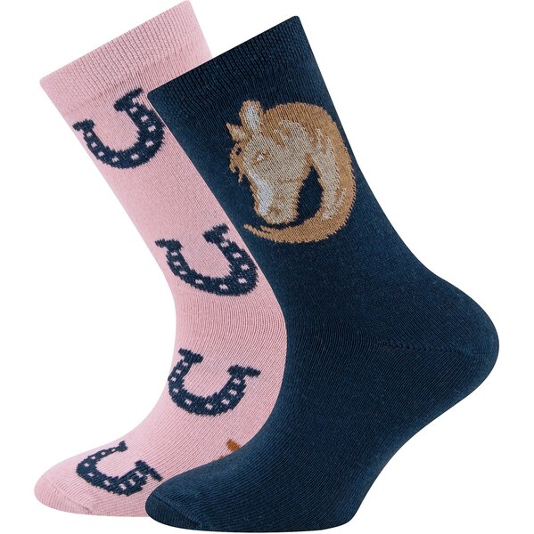 EWERS Ponožky námornícka modrá / oranžová / staroružová 61947117