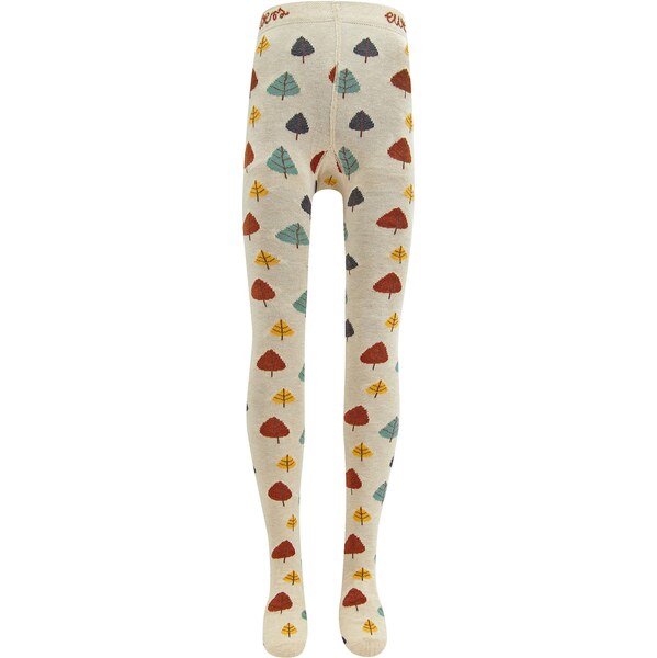 EWERS Pančuchy Bäume béžová melírovaná / žltá / zelená / červená 62250550