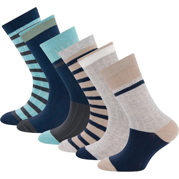 EWERS Ponožky Retro- Chic béžová / námornícka modrá / azúrová / sivá / 61947141