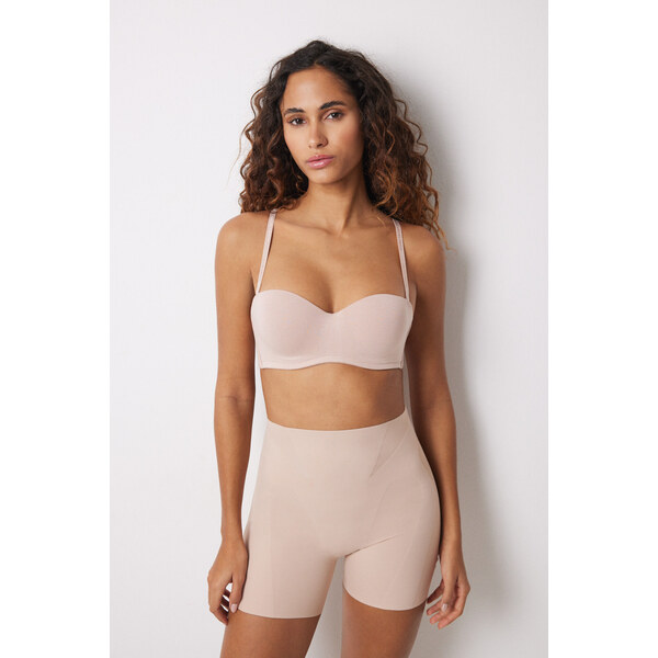 womensecret Béžové zoštíhľujúce push-up šortky 61251990