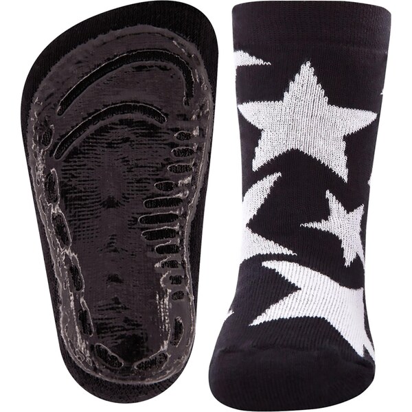 EWERS Ponožky Sterne čierna / šedobiela 61272431