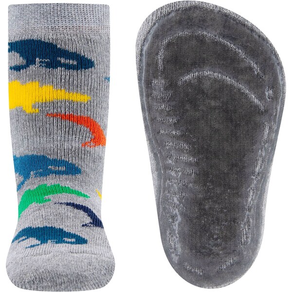 EWERS Ponožky Dinos námornícka modrá / sivá melírovaná / tmavooranžová 61272434