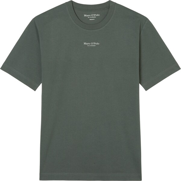 Marc OPolo Tričko tmavozelená / biela 61272523