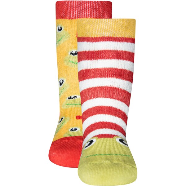 EWERS Ponožky zlatá / pastelovo zelená / karmínovo červená 61947081