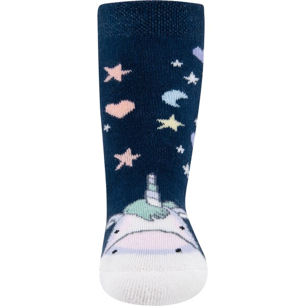 EWERS Ponožky Einhorn pastelovo modrá / tmavomodrá / pastelovo fialová 61947086